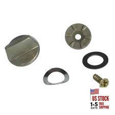 Control Knob, Plastic Construction, Bronze Finish, 3/4" Diameter, 5/8"