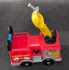 Mattel Disney Mickey Mouse Fire Truck Toy 2011 WB398 1186 MJ 1 Collectible