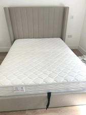 DUSK Beige King Ottoman Bed And Dreams Mattress