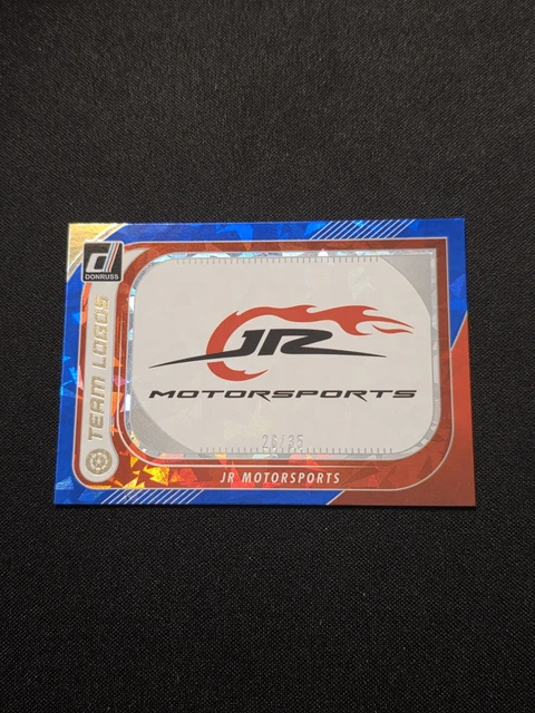 2026 Panini Donruss Racing JR Motorsports #2 Team Logos Blue Ice SSP /35