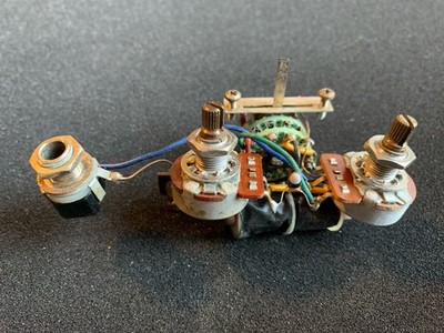 1972 GIBSON EB-4L Bass  Wiring Harness pots choke jack Switch Vintage USA Parts