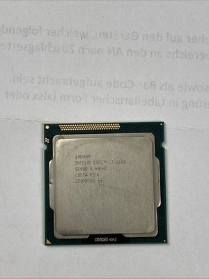 Intel Core i7-2600 - 4x 3,40GHz Quad-Core Prozessor CPU