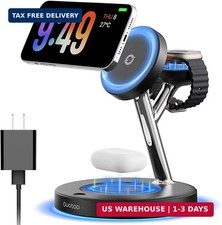 3 in 1 MagSafe Wireless Charger Stand for iPhone Apple Watch AirPods