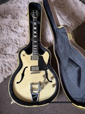 Schecter Corsair Custom Semi Hollow Guitar Natural With Bigsby + Hard Case