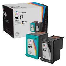 LD Reman Ink Replacements HP 98 C9364WN Black HP 95 C8766WN Color