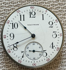 -12s Waltham 15j   OF Pocket Watch Movement . Ticks — photo 3
