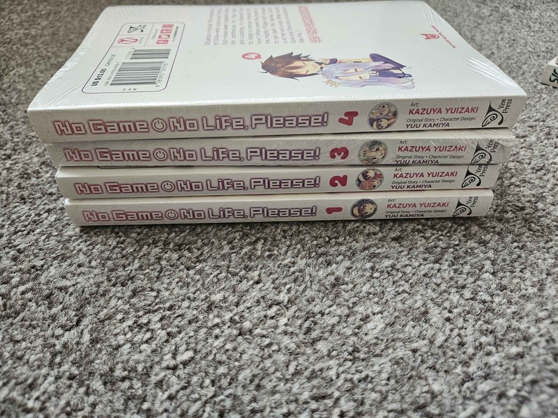 No Game No Life Please! Manga 1-4 Complete Set