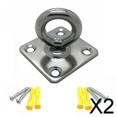 2 Hammock Hooks Hanging Kit Anchor Suspension Bracket Wall - Bild 1 von 4