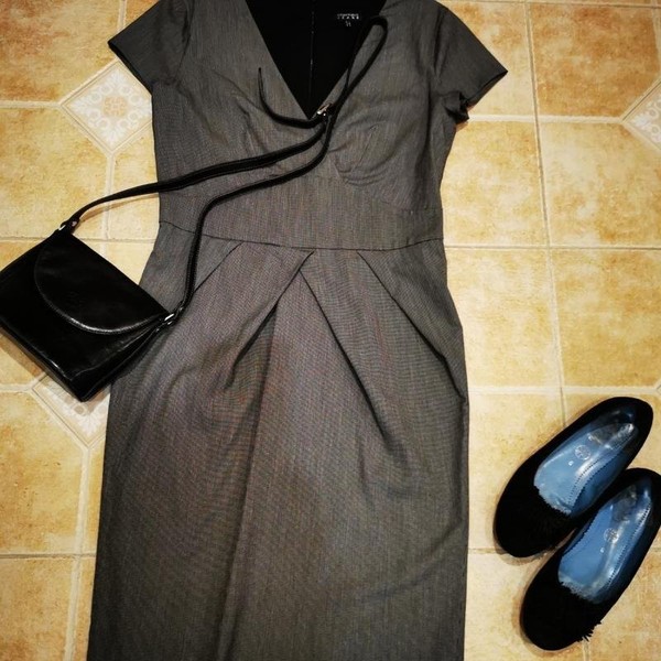 Women Emporio Armani Dress Grey 38 / M / 46