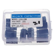 10 Pack 1000uF 16V Aluminum Electrolytic Capacitors 10x17mm 20 105 C