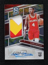 2023 Spectra International Neon Splatter 3/8 Kobe Bufkin Rookie Jersey Auto RC