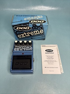 Vintage DOD Digitech GFX64 Stereo Analog Chorus Extreme Guitar Effect Pedal