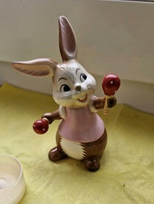 Goebel Ostern Hase mit Rasseln