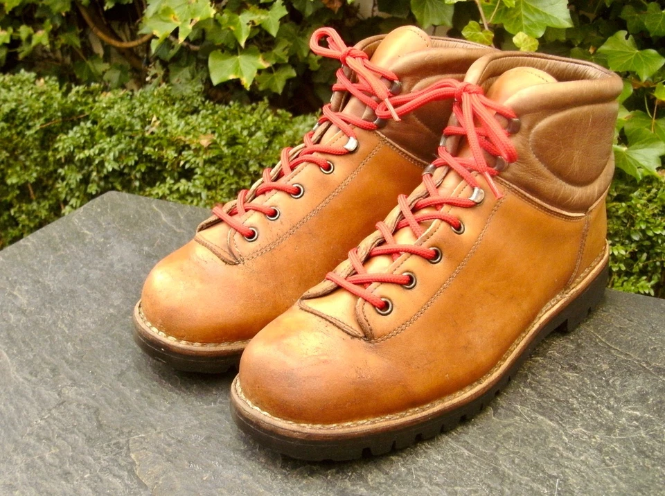 GANTNER & STEYR 🇮🇹 Bergstiefel Gr.44 Leder braun ROCCHIA® getr. NP: 319€