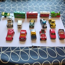 16 Vintage Majorette Job Lot Of  Vehicles From The 1980s