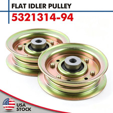 2X IDLER PULLEY FOR CRAFTSMAN FITS HUSQ 532173438 532131494 173438 131494 280671