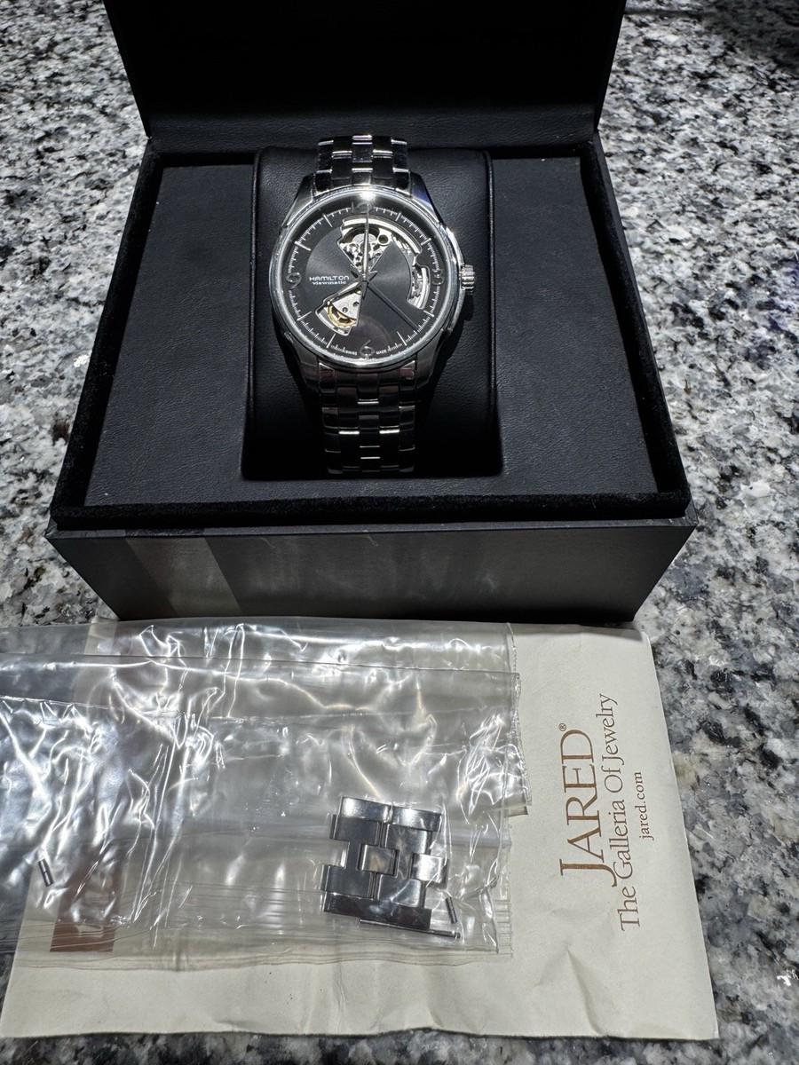 Hamilton Jazzmaster Viewmatic H325650 Automatic Watch Open Heart