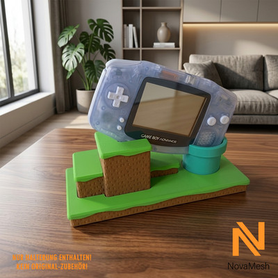 Halterung passend für Gameboy Advance | Aufsteller Display Präsentation Ständer