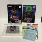 Zelda Majora's Mask Box Nintendo 64 N64 NTSC-J COMPLETE Japanese Excellent Box