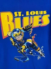Vintage St. Louis Blues Hockey T-Shirt Royal Blue Color Unisex Men Women