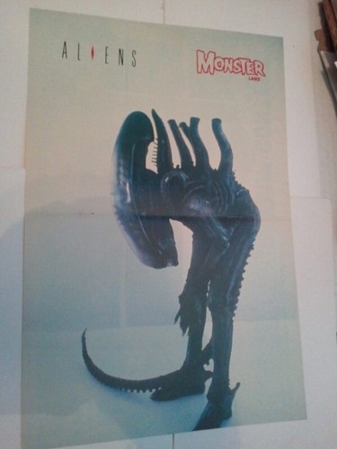 Alien Poster #1 Aliens Monster Land Movie H.R. Giger Creation Bolaji ...