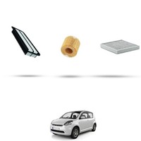 Hoffcar Set Service - 3 Filter FüR Daihatsu Sirion II 1.5 16V 76Kw Von 2007