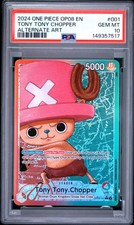 2024 One Piece OP06 EN Tony Tony Chopper Alternate Art #001 PSA 10 GEM MINT