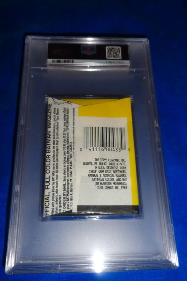 1989 Topps Batman Wax Pack PSA 8 NM-MT only one higher - Image 3 of 4