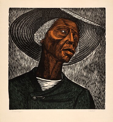 Elizabeth Catlett: Sharecropper 22x30 Archival Quality Fine Art Print