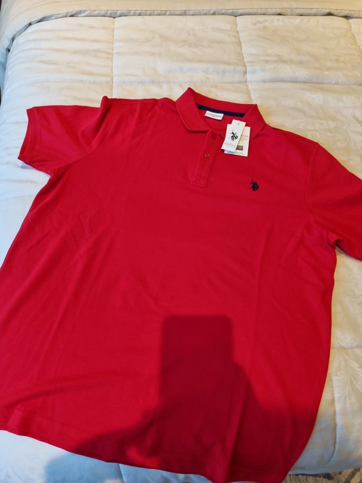 US Polo Assn. Polo Men's Shirt Red Colour XL