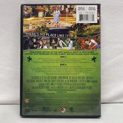 THE WIZARD OF OZ TWO DISC 70TH ANNIVERSARY EDITION DVD | eBay