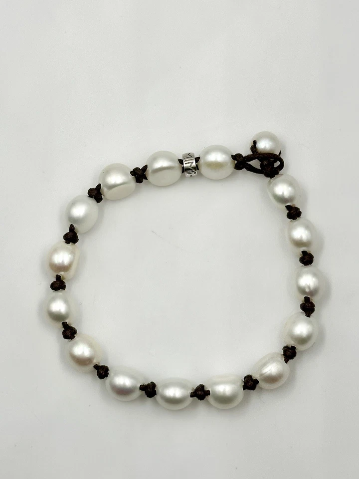 Bracciale Mimì Milano Perle Bianche, Argento Sterling 925 - Immagine 4 di 4