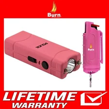 Stun Gun Pepper Spray Combo Powerful Self Defense Burn 801 Pink