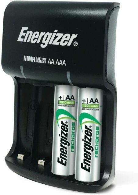 Energizer batteries Charger with 2 AA Rechargeable Batteries include LED Iights-image
