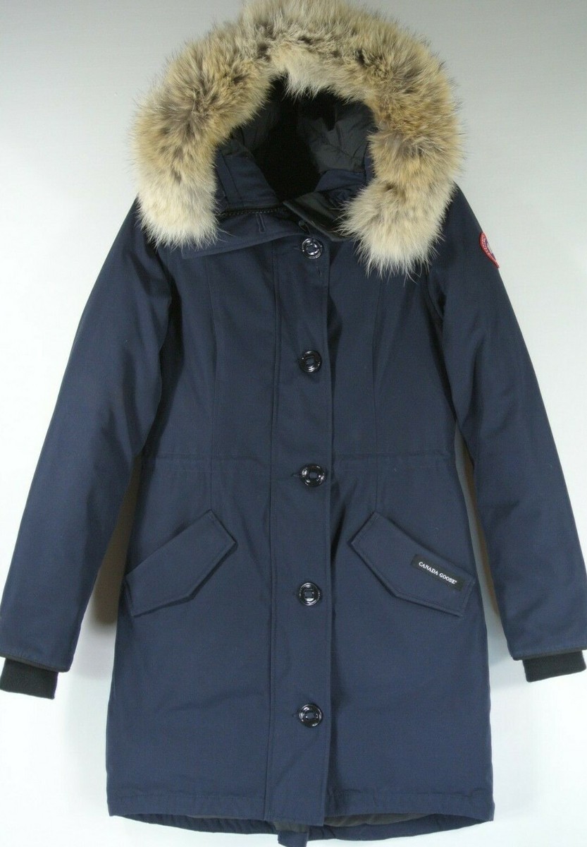NEW Canada Goose Rossclair Heritage Parka Jacket in Navy - size XS