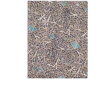 New Paperblanks Journal Ultra 7x9'' FLEXIS Lined Soft GRANADA TURQUOISE Mosaic