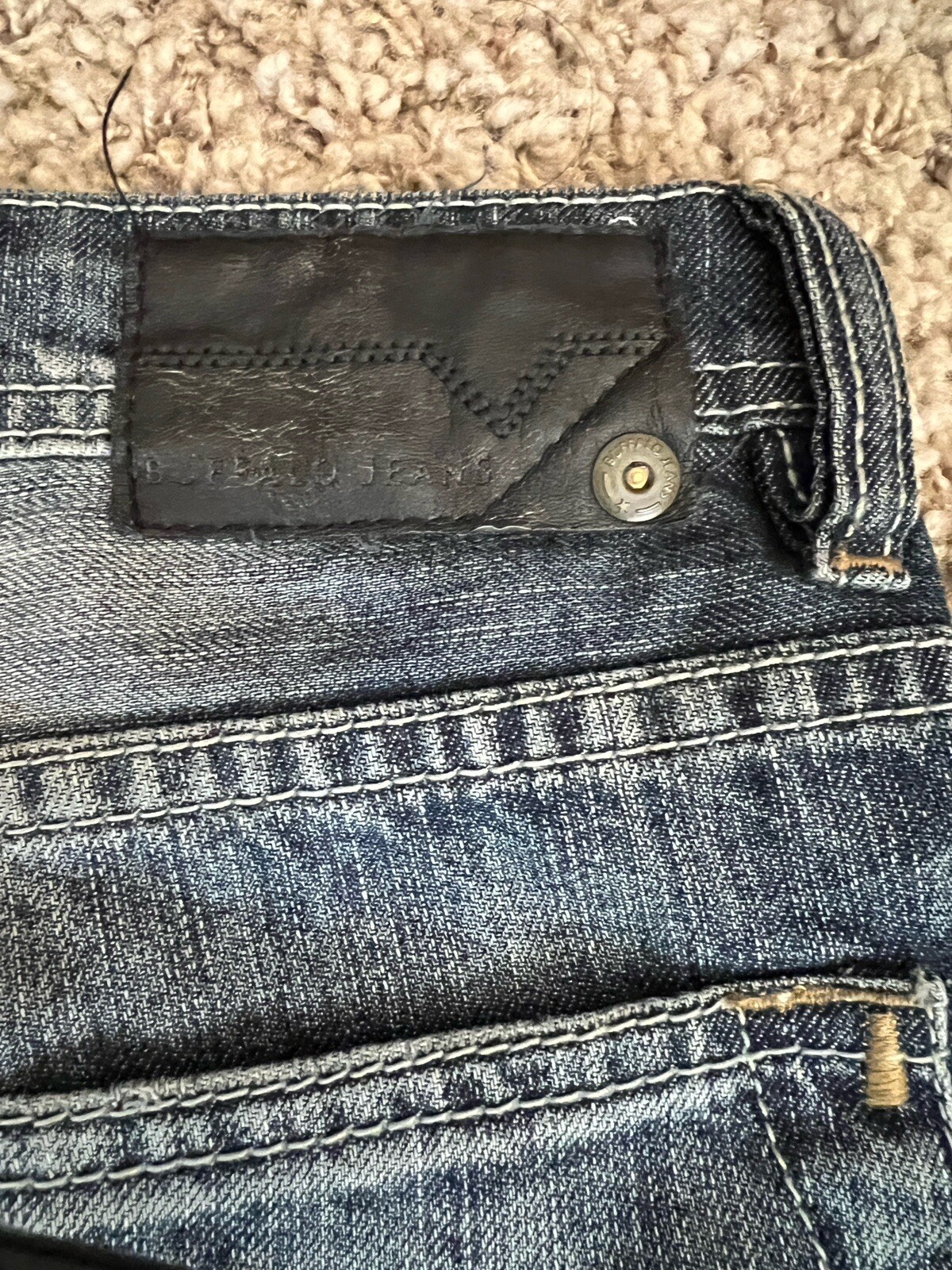 Men's Buffalo Driven Basic Straight Jeans Medium … - image 13