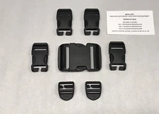 Buckle Repair Kit MOLLE Black NSN 8465-01-465-2080 SDS USGI