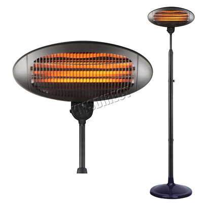 HEATSURE Standing Patio Heater – Outdoor Garden Electric