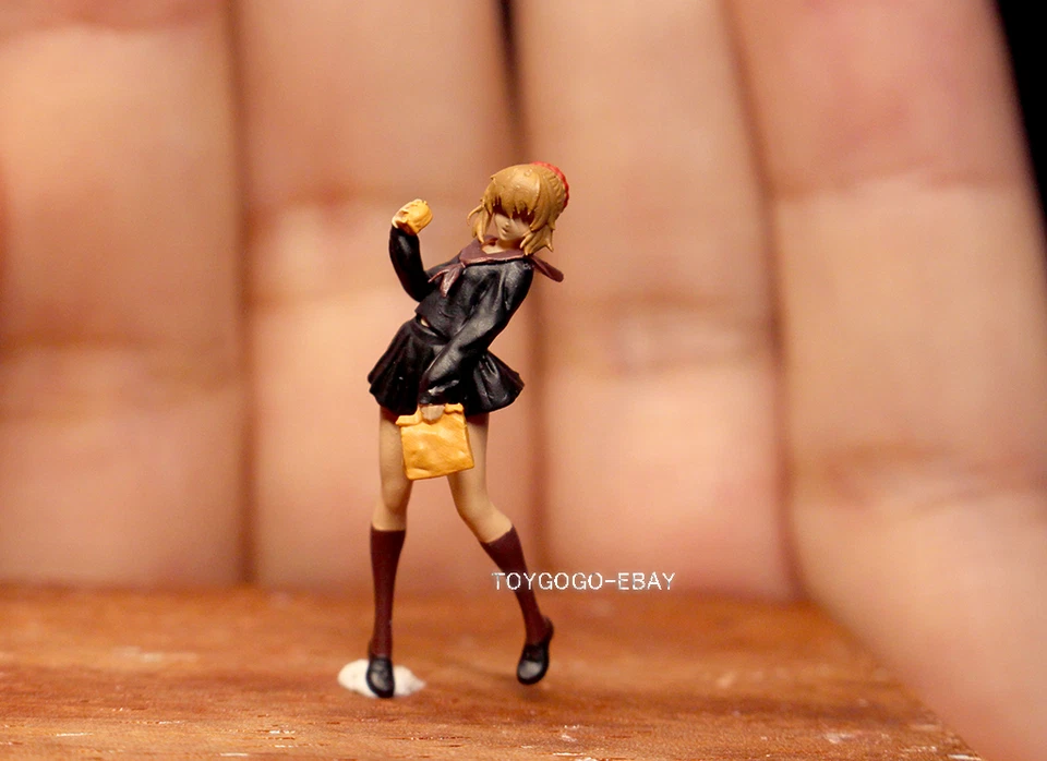 迷你 1/64 人物洗澡女孩可爱僵尸适合 1: 64 汽车街道立体模型 — 第 3/4 张图片