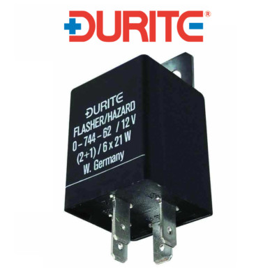 Durite - Flasher/Hazard Unit 2+1/6 x 21 watt 12 volt Cd1 - 0-744-62