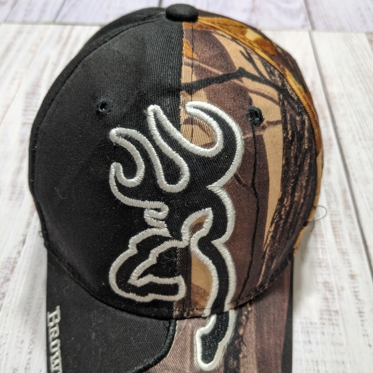 【TANSANMAGNESIUM】RINGER BALL CAP Browning Firearms Yin and Yang Camo/Black Baseball Cap Hat