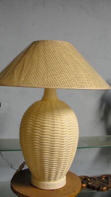 Table lamp rattan lamp table lamp desk lamp floor lamp 68 cream