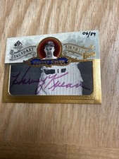 2006 UD SP Legendary Cuts Harvey Kuenn Cut Signature Autograph Card #’d 6/89