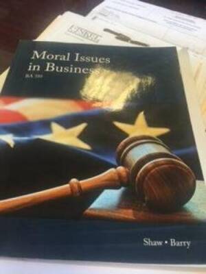 Moral Issues in Business - Mass Market Paperback By Shaw and Berry - GOOD