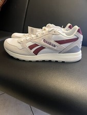 Reebok GL 1000 Whithe Classic Burgundy Pure Grey Size 12 Brand New