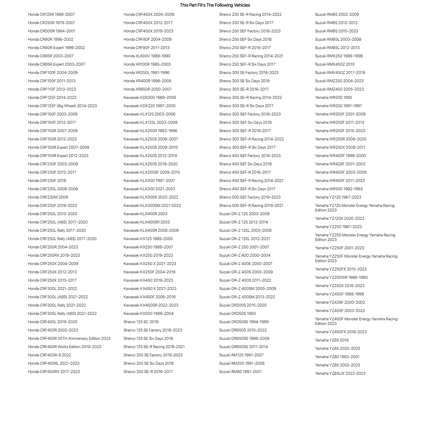 Primary Drive Sprocket Bolt and Nut Kit For KAWASAKI KX250F 2004-2018
