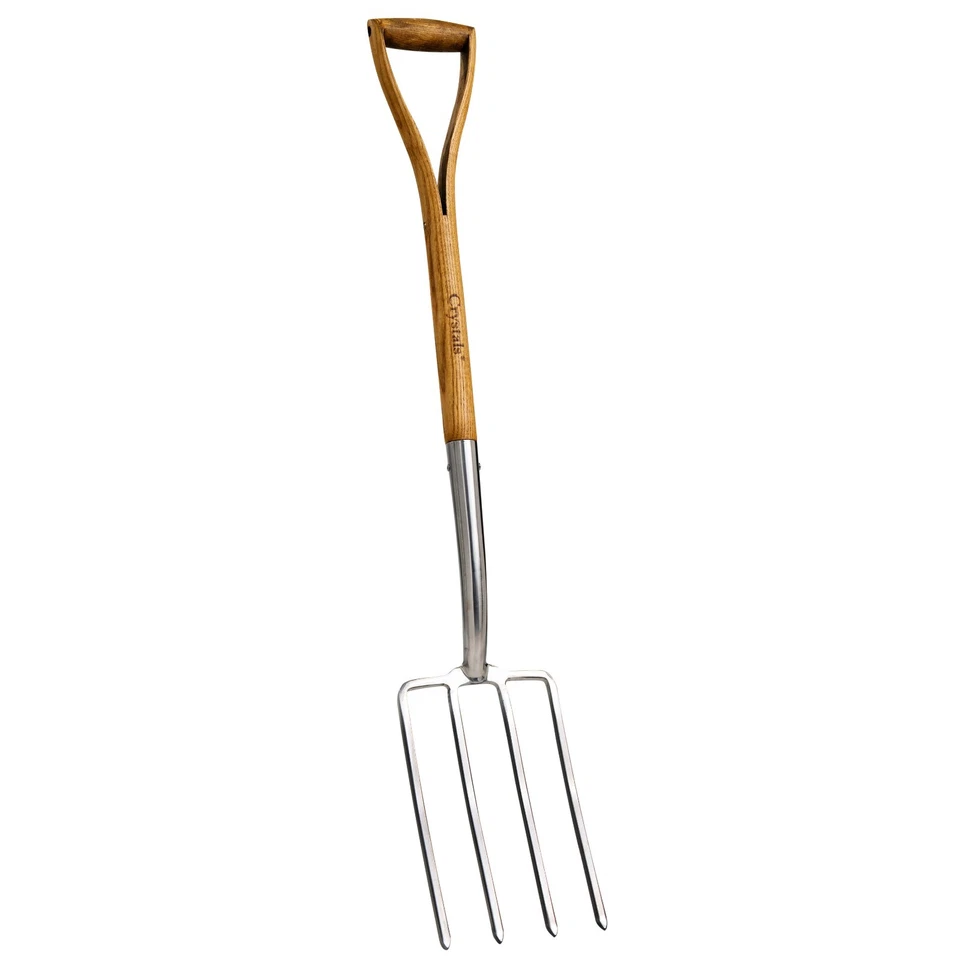 Stainless Steel Digging /Border Spade Or Fork Ash Handle Garden Soil Wood Handle - Image 3 of 4