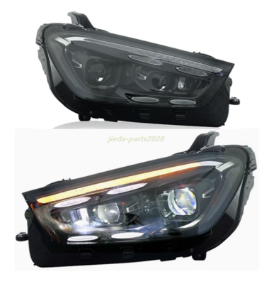 For Benz GLE Class W167 LED DRL Headlight Sequential Turn Signal