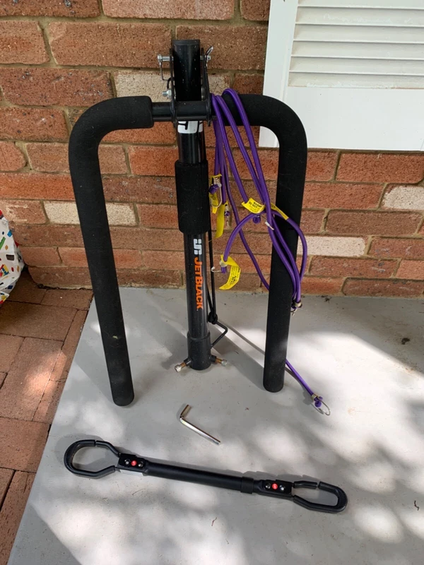 jet black bike rack